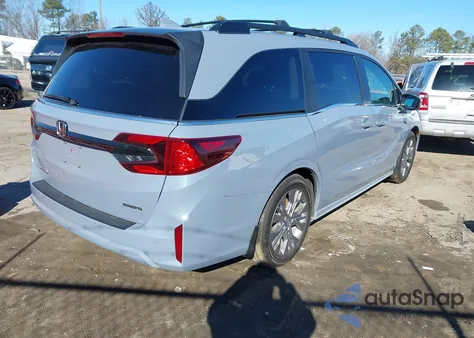 2025 Honda Odyssey Touring from USA, damaged, VIN 5FNRL6H80SB062143